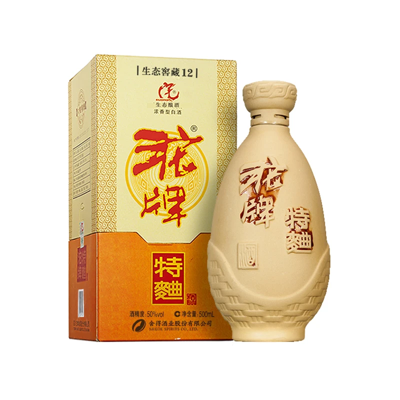沱牌特曲生态窖藏12 浓香型纯粮食白酒50度500mL