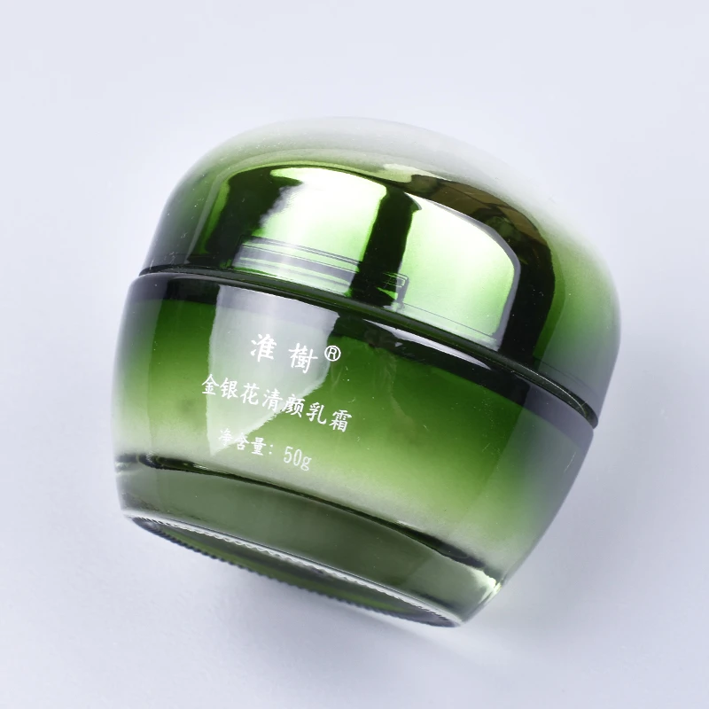 淮树金银花清颜乳霜50g 清爽型面霜补水保湿不油腻化妆品正品