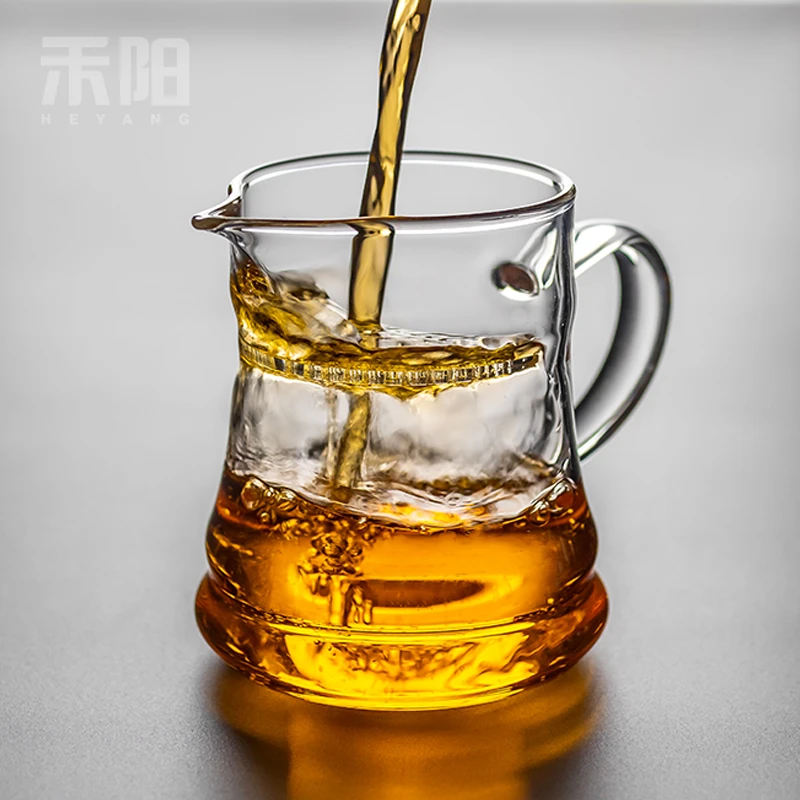 玻璃公道杯耐热加厚功夫茶具套装带过滤茶漏分茶器茶海公杯配件