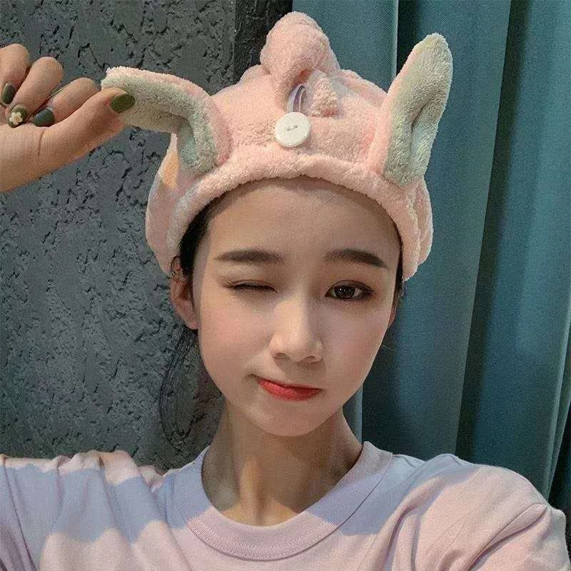 干发帽巾女吸水速干浴帽多款式可选擦头毛巾