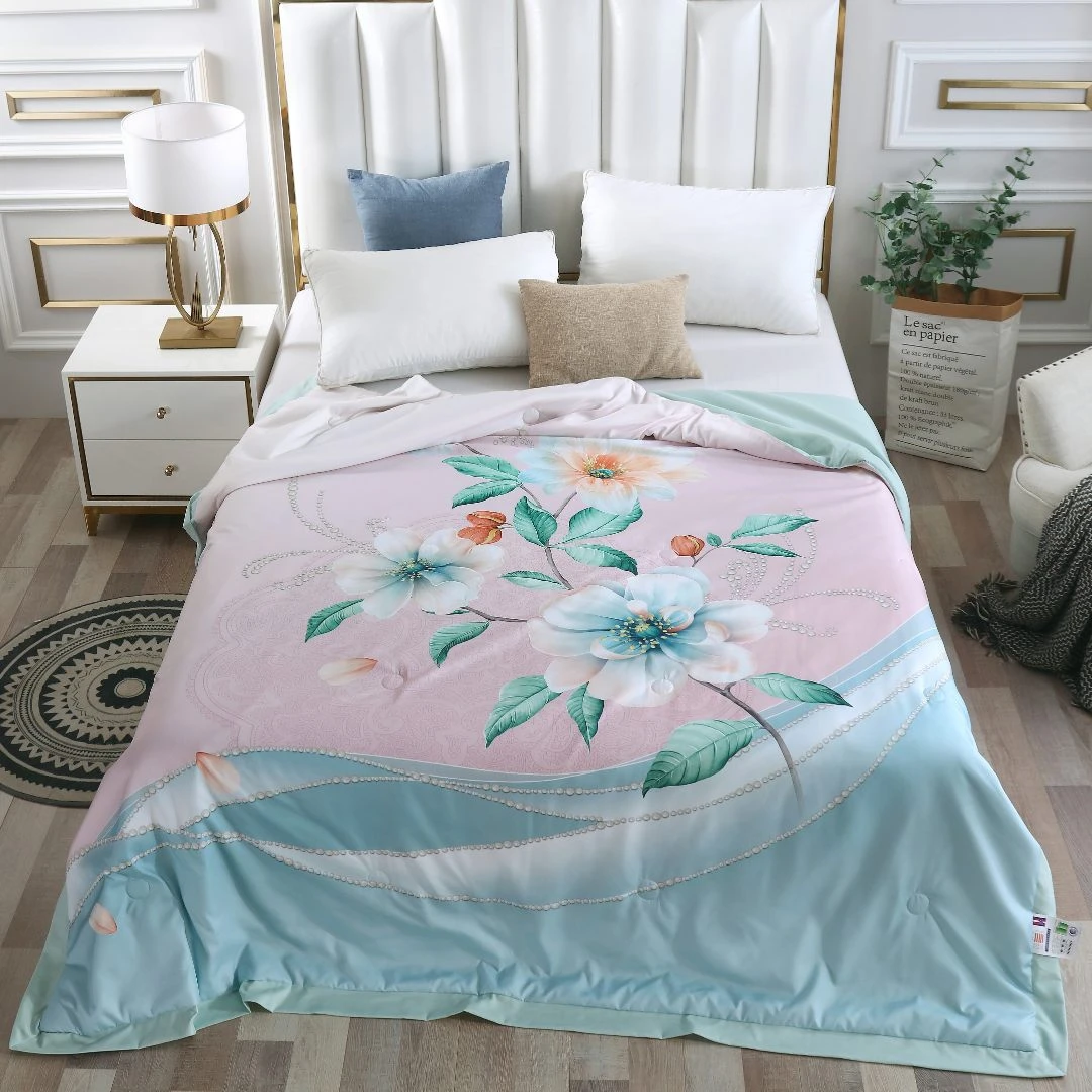 新品轻奢空调被高档夏凉被数码印花夏凉被150*200/200*230夏被