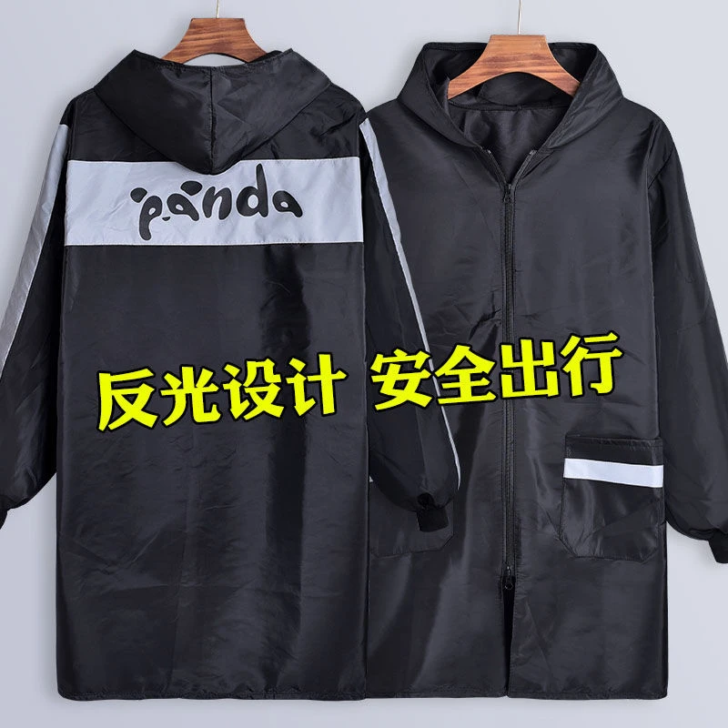 罩衣女外穿上班工作服耐脏加绒加厚厨房家用围裙男成人秋冬反光条