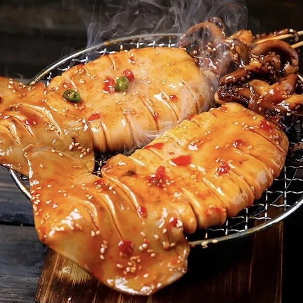 【二娃海鲜】酱香大鱿鱼 （400g/包 ）    一包2只装    连云港发货