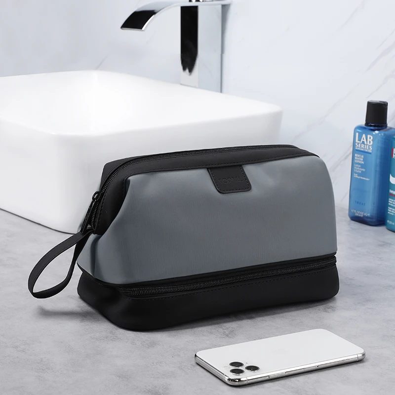 TOMILL洗漱包男干湿分离出差旅行收纳包大容量防水化妆包洗澡浴包