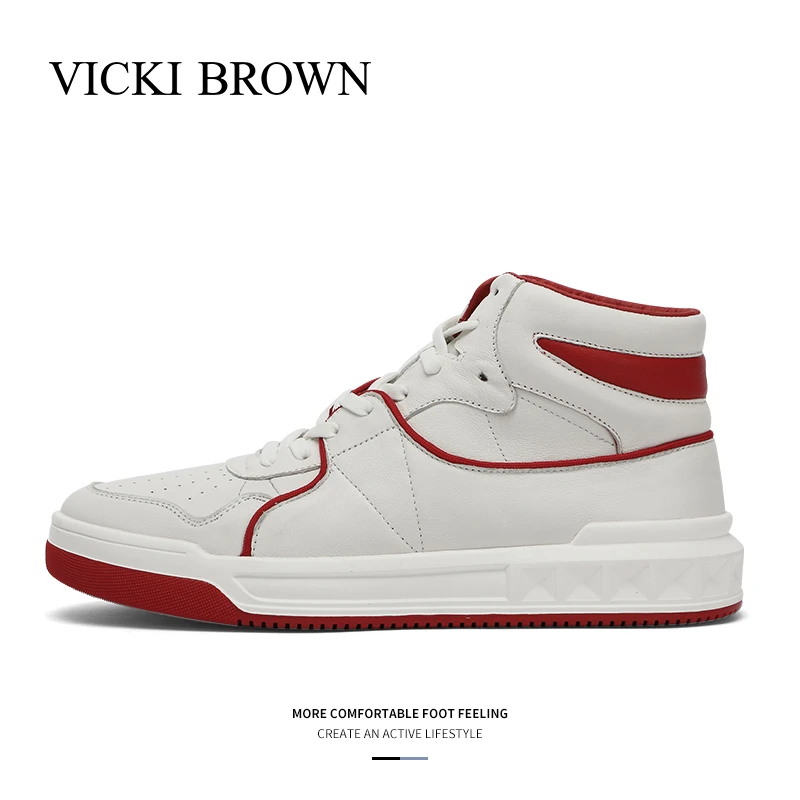 VICKI BROWN轻奢时尚休闲鞋男鞋高帮鞋VB76058