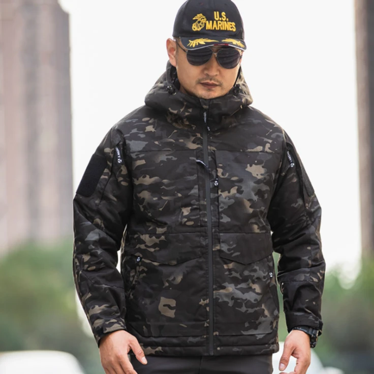 赤焰热反射棉服外套男秋冬户外防水