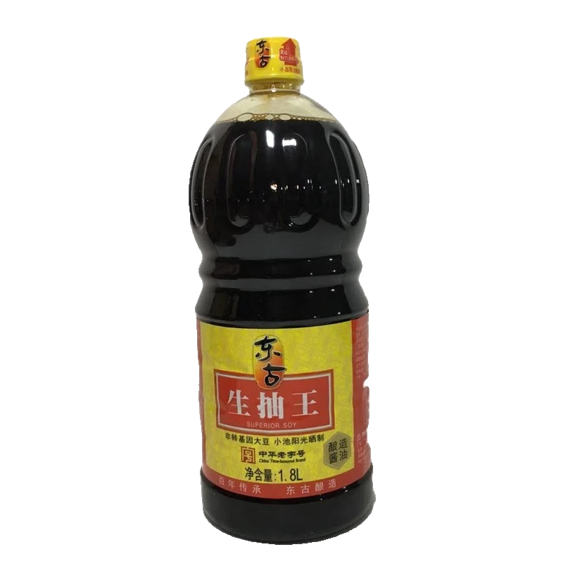 东古生抽王1.8L*1瓶美味酿造酱油烹调炒菜佐餐凉拌生抽酱油包邮