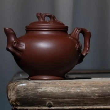 宜兴紫砂壶茶壶家用原矿紫砂底槽清功夫茶泡茶纯手工手工梅报春壶