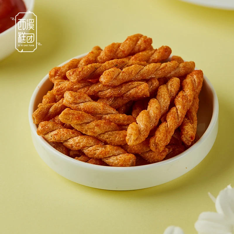 西溪糕团小时候美味海苔小麻花手工糕点休闲产品酥脆口感香味四溢