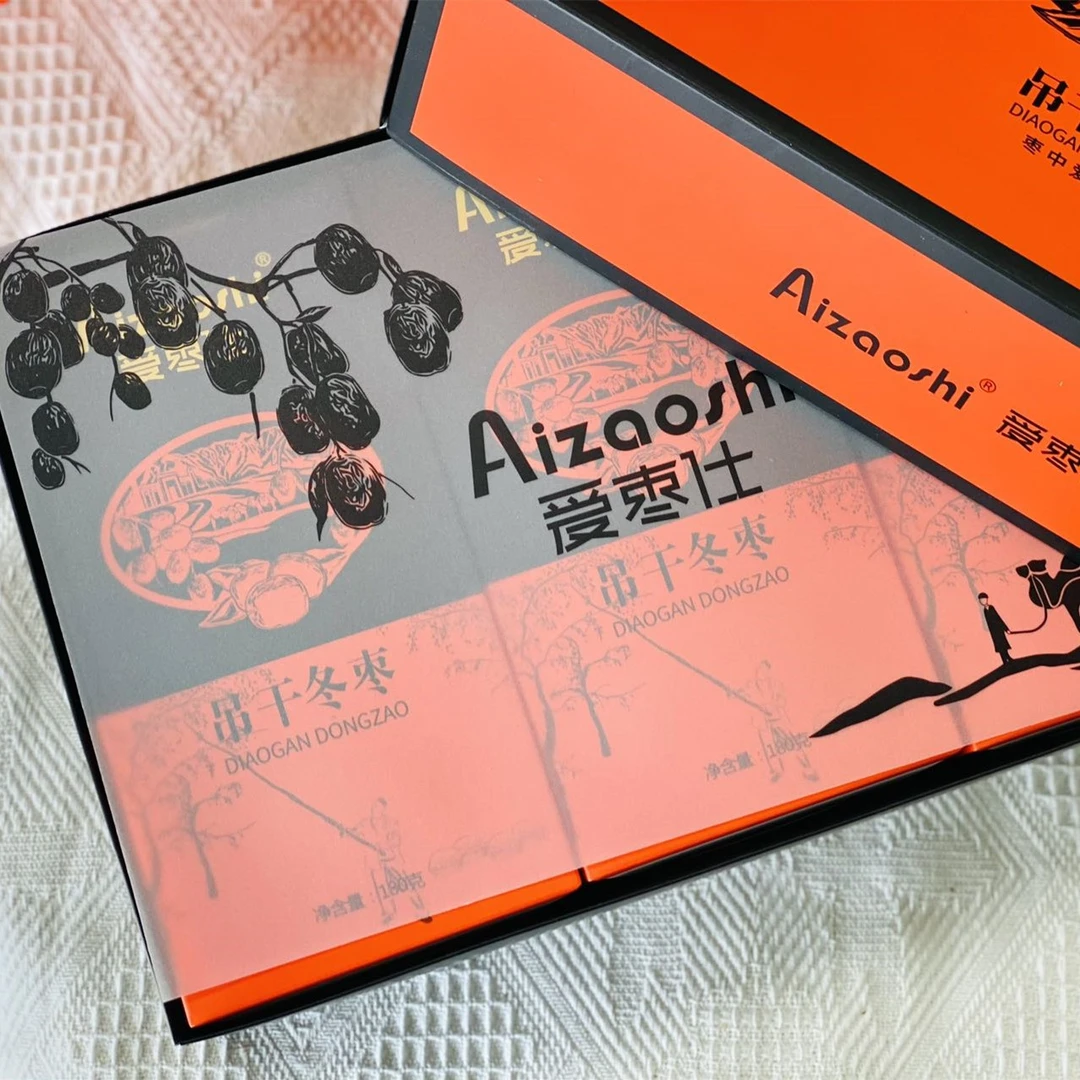 爱枣仕吊干冬枣软糯香甜新疆礼物180克/盒*3盒礼盒款皮薄入口化渣