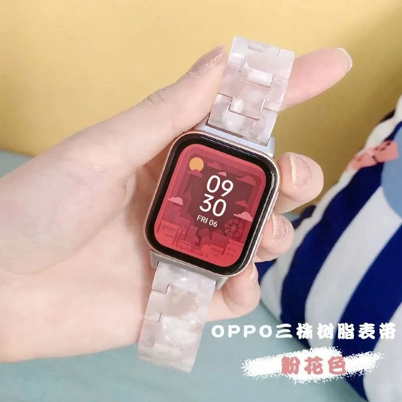 适用OPPO watch32Pro手表表带树脂运动41腕带46mm替换带男女款se
