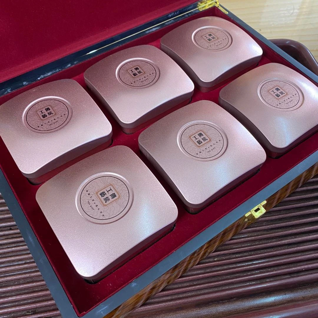 SIHONG/思泓年货茶礼 古韵木盒装 铁观音 500克 新茶 秋茶 兰花香