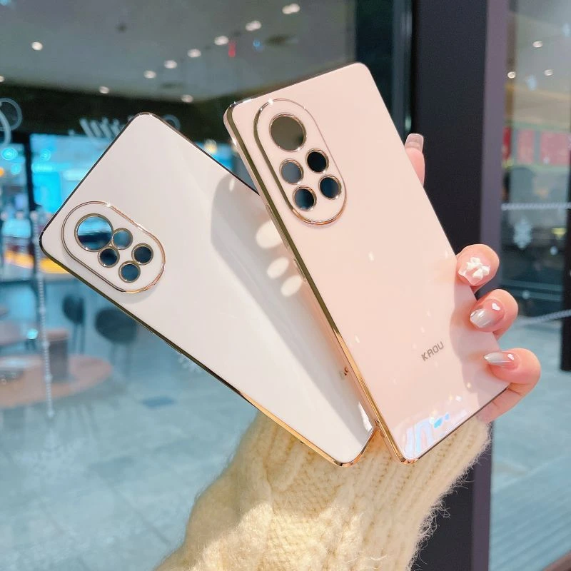 KMEG适用华为nova8pro手机壳电镀软壳硅胶全包围防摔女款男nova9