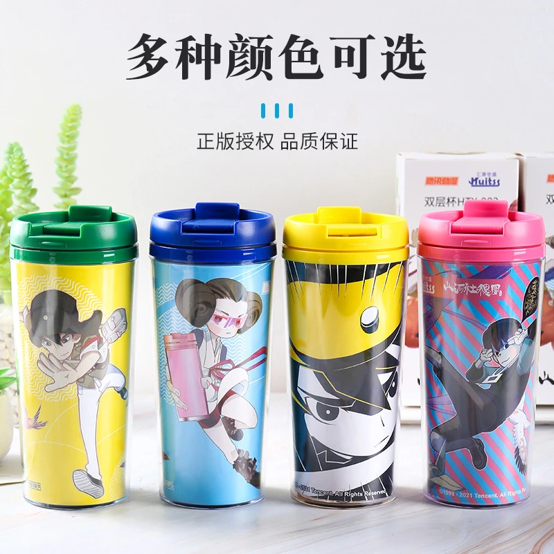 双层杯商务办公室杯创意礼品杯广告杯定制水杯网红中式潮流时尚