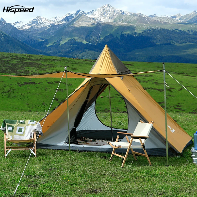 Hispeed/旗速帐篷户外野营露营加厚防雨遮阳双层搭建帐篷