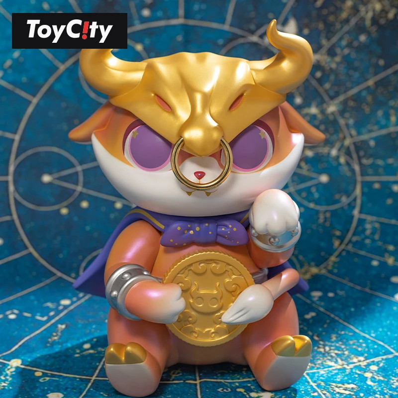 TOYCITY玩具城市新品现货CASSY卡茜猫牛喵王25CM潮玩手办公仔摆件