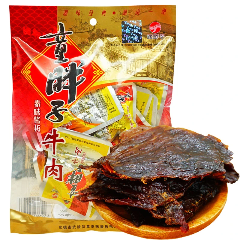 童胖子泰味酱板牛肉干148g湖南常德特产香辣卤味牛肉熟食小吃