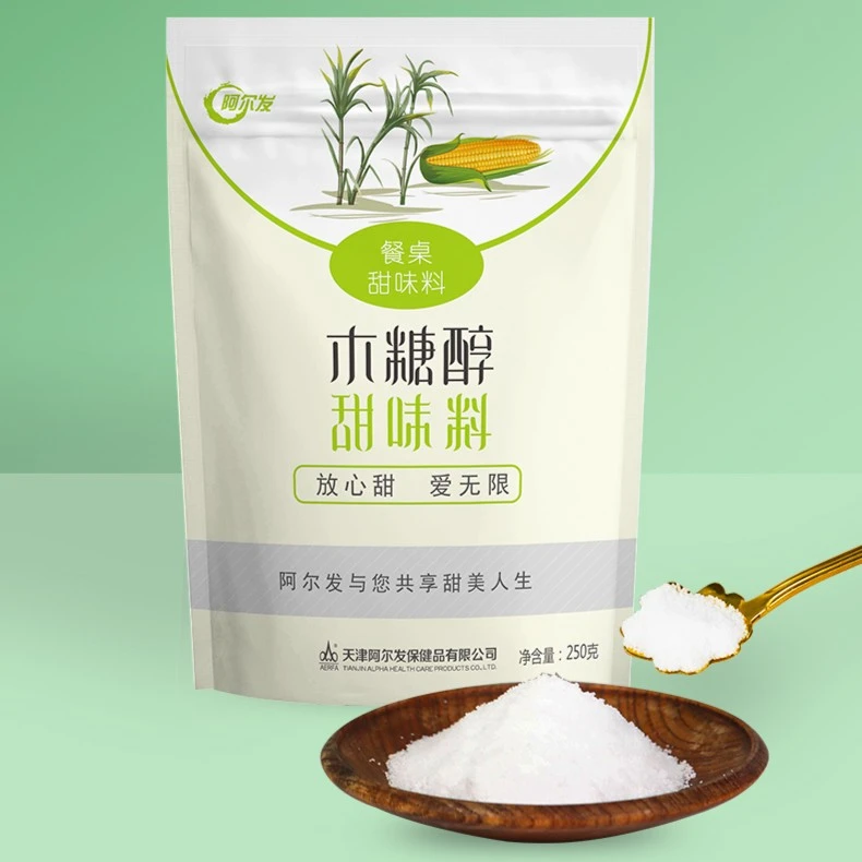 阿尔发零食木糖醇甜味料中老年餐桌控糖代糖食品食用袋装250g