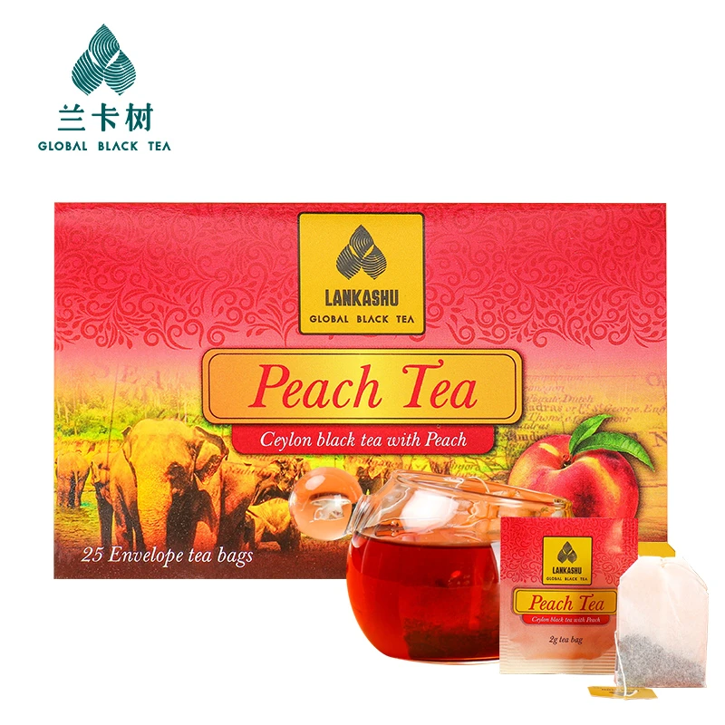 兰卡树甄选/斯里兰卡/蜜桃果味/袋泡红茶/2g*25包