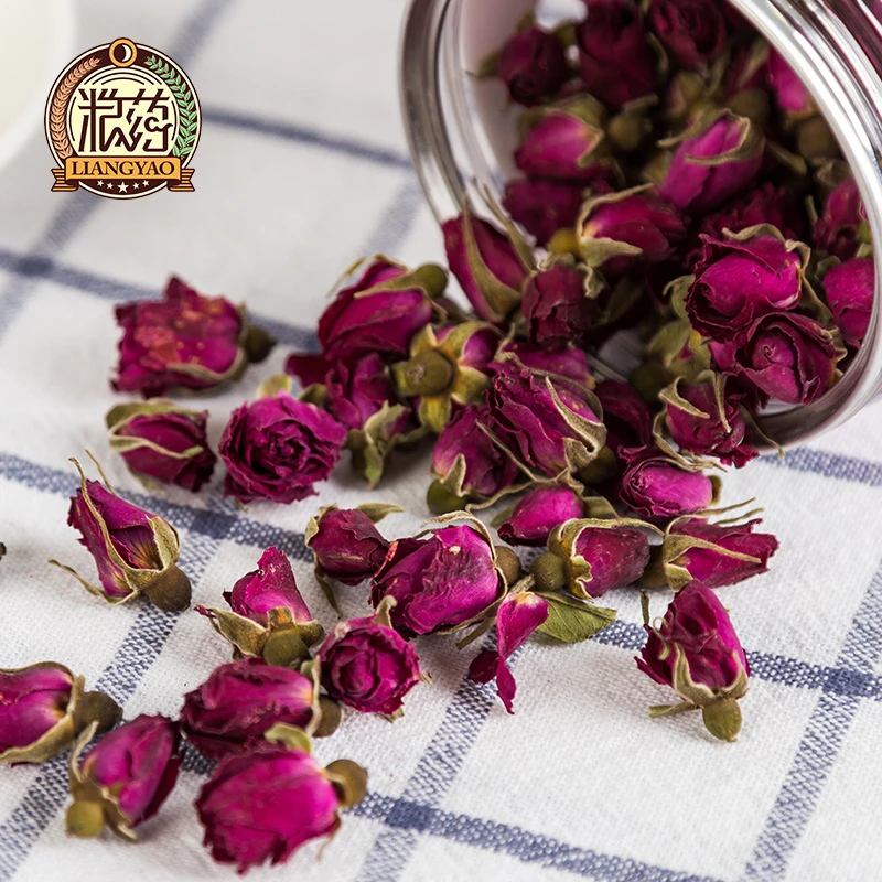粮药玫瑰花茶正品官方旗舰店女人重瓣红玫瑰60g/罐花香夏季干净