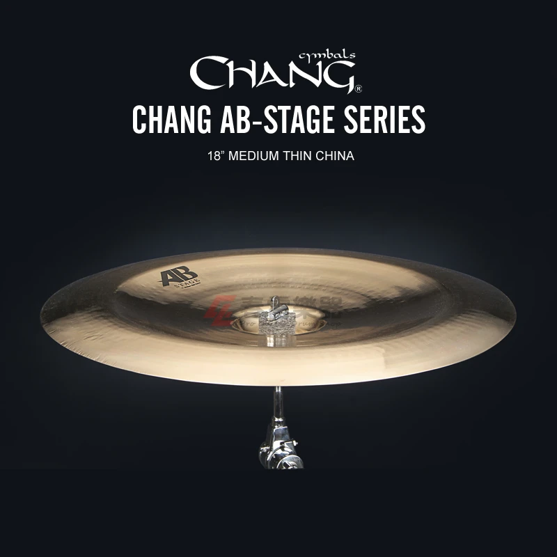 Chang 张音 AB STAGE 18英寸 Medium Thin China 中国镲 反镲镲片