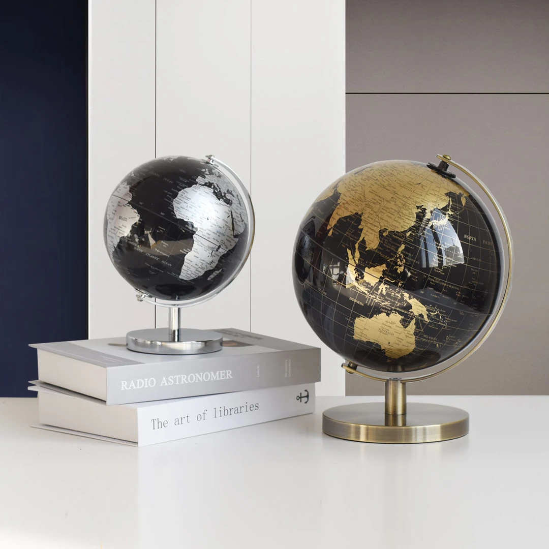 【华姐生活家居】现代简约轻奢客厅书房样板间办公室软装饰品创意地