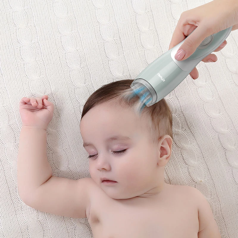 婴儿吸发超静音理发器宝宝剃头儿童充电推剪器