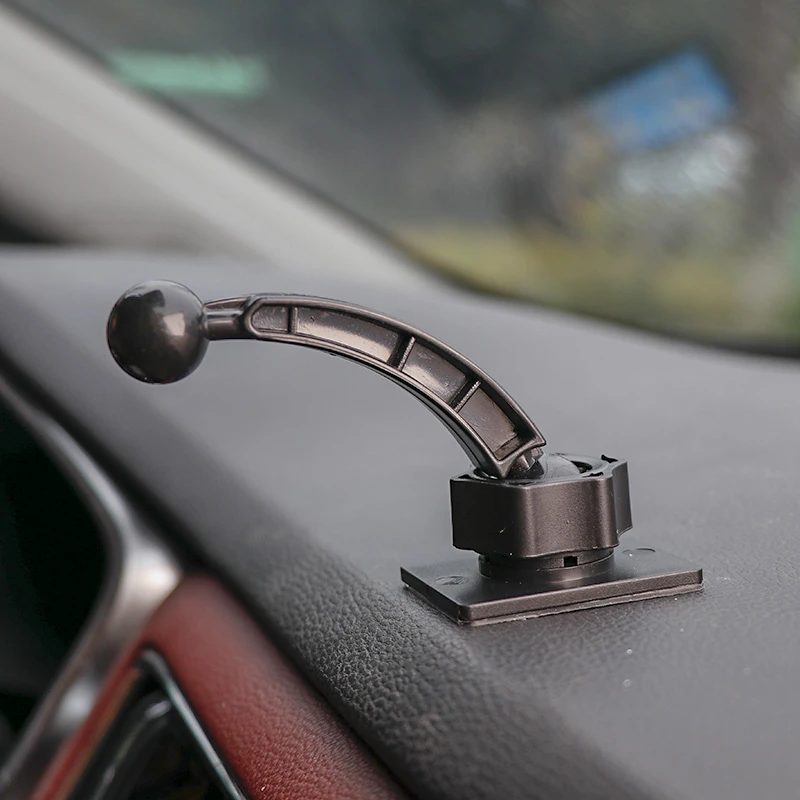 犀牛角360度旋转双万向球头17mm车载手机支架华为无线充改装底座