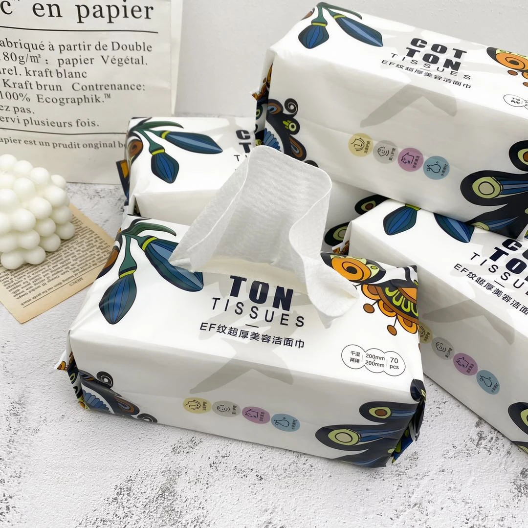 梦之灵干湿两用超厚抽取抽式卸妆洁面巾一次性洗脸巾加厚洁面巾