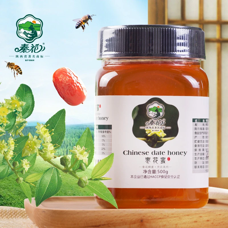 Qinhua/秦花秦花枣花蜂蜜农家自产枣花蜜500g