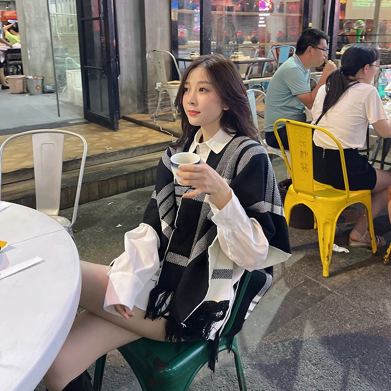 大码女装秋冬装毛衣上衣针织两面穿宽松时尚韩版中长款胖mm外套