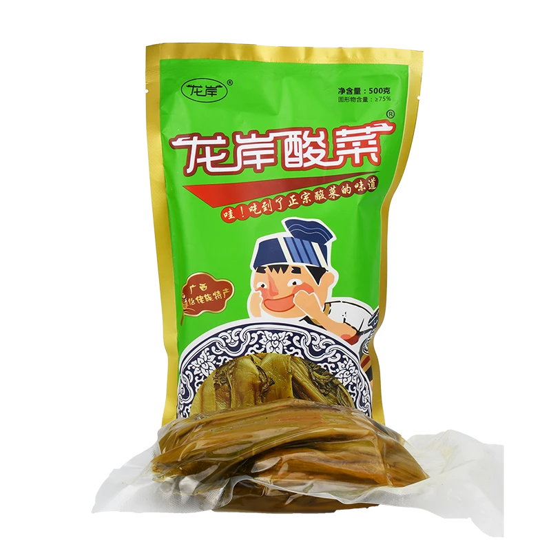 龙岸 手工腌制发酵酸菜 正宗酸菜广西特产含量 500g/口感开胃下饭