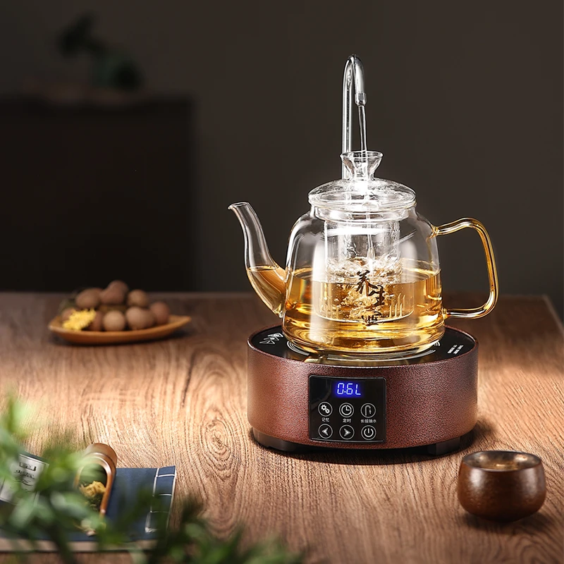 全自动抽水上水电热水壶电陶炉煮茶器家用多功能电磁炉烧水壶耐热