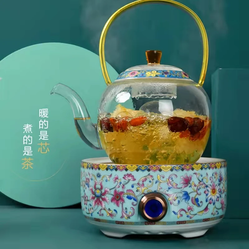 东进珐琅彩电陶炉大功率多用途煮茶器围炉煮茶静音防水防爆电陶炉