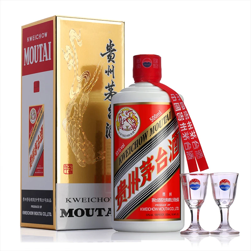 MOUTAI/茅台飞天茅台酱香型白酒 53度 500ml