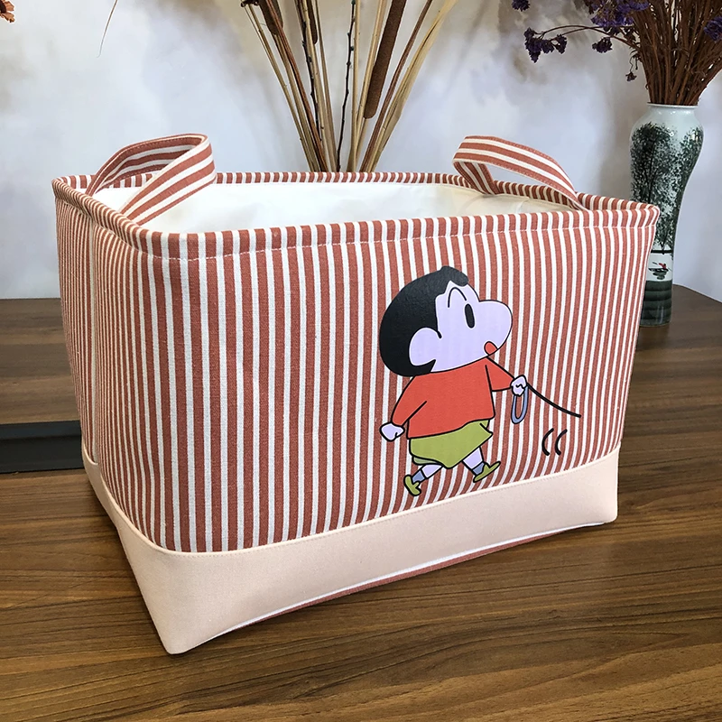 红色竖条 内衣玩具袜子家用收纳整理筐盒袋箱EVA 尺寸 42×32×28
