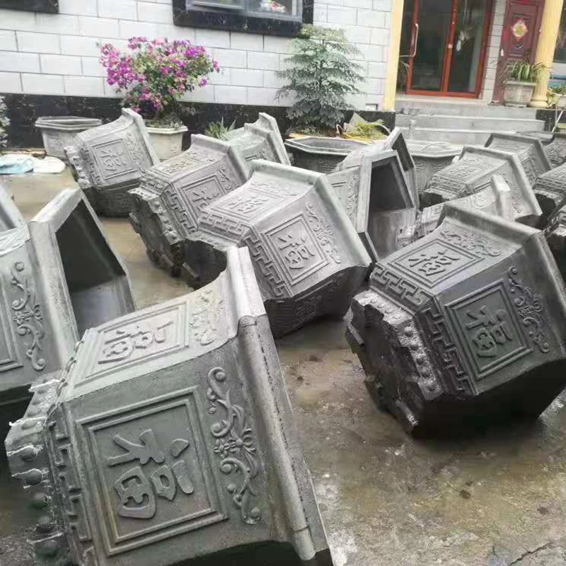 六角花盆模具水泥盆混凝土自制盆景塑料模型大号园林盆栽耐用