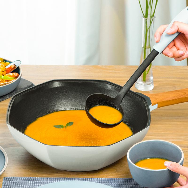 卡特马克八角锅不粘锅家用厨房网红炒锅煎炒锅煤气灶电磁炉通用-2