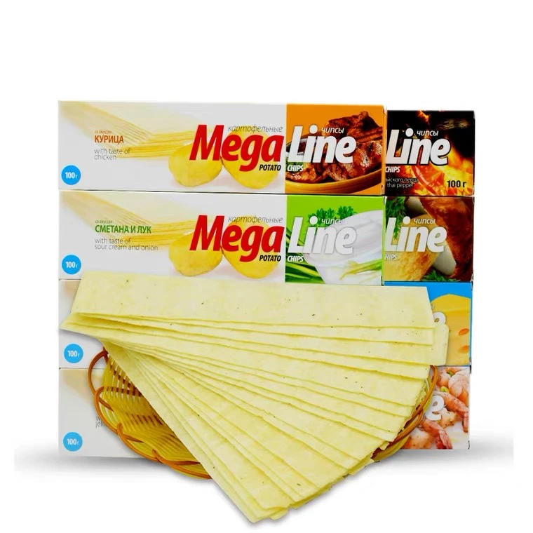 阿斯顿恋人白俄罗斯原装进口家庭聚会休闲零食多口味酥脆薯片100g