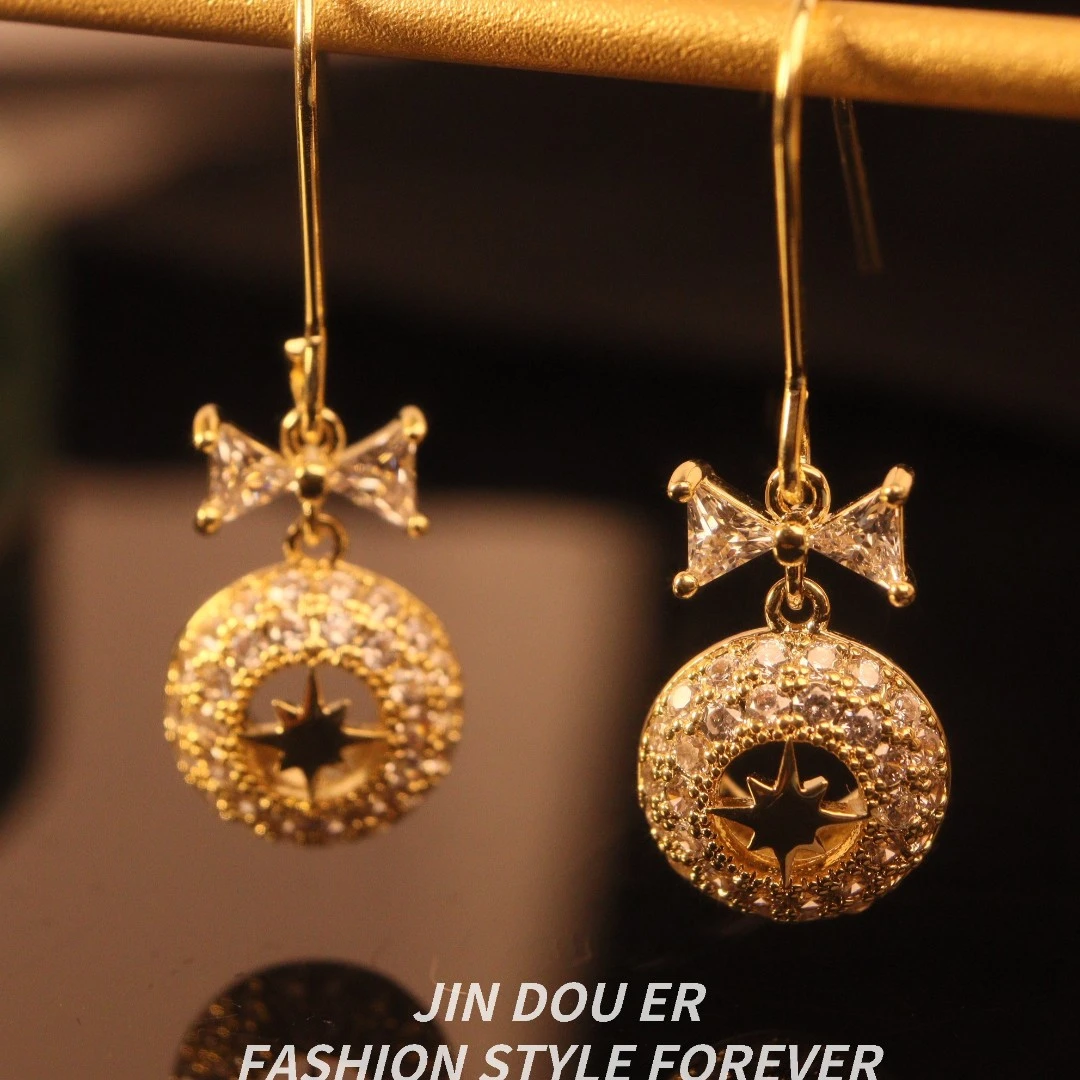 金豆儿【尤里卡】气质百搭高级风耳钩耳环D196