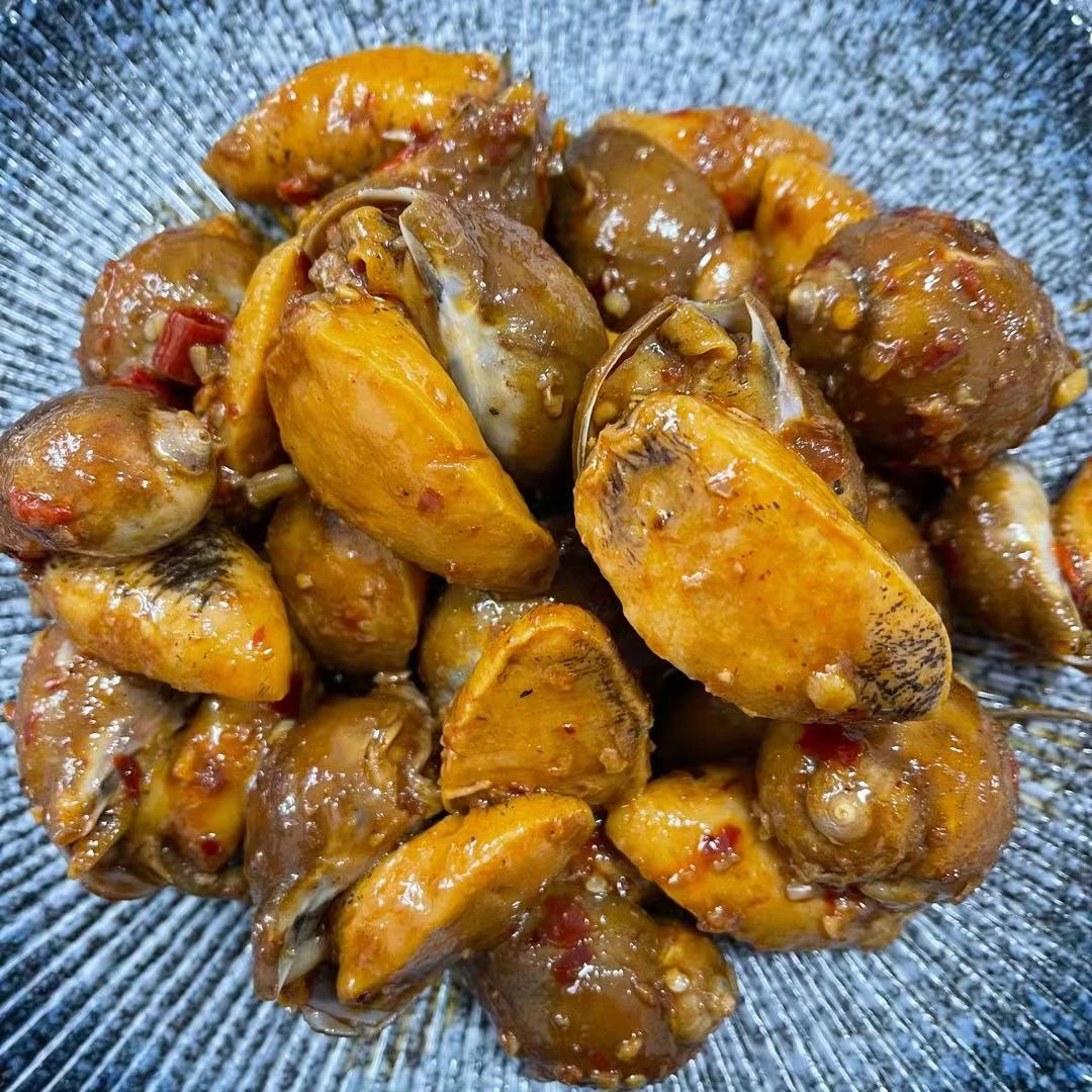 香辣辣炒老婆脚鲍螺即食小海鲜500g顺丰
