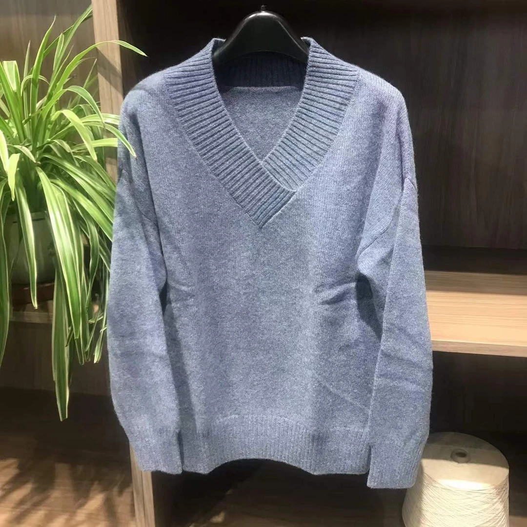 纳驰羊绒高端定制女士加厚款孤品纯山羊绒衫