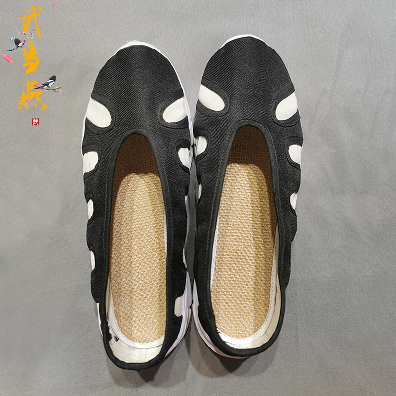 武当燕传统四季款男女运动防滑透气十方鞋太极软底练功鞋表演鞋