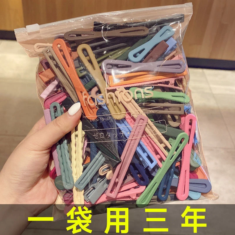 韩国网红2021年新款简约发夹边夹头发夹子头饰刘海碎发发卡后脑勺