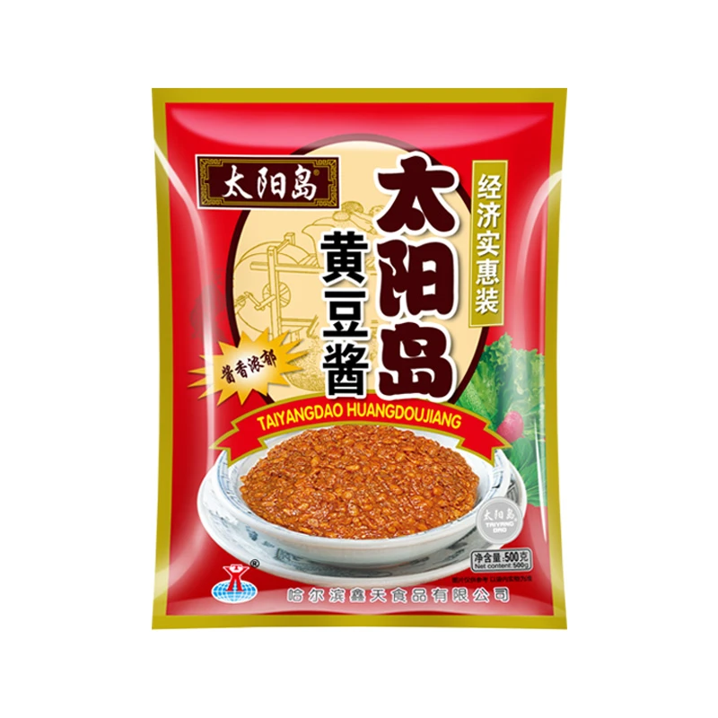 【爆款】太阳岛500g黄豆酱传统严选老式调味酱东北大酱家用拍一发三