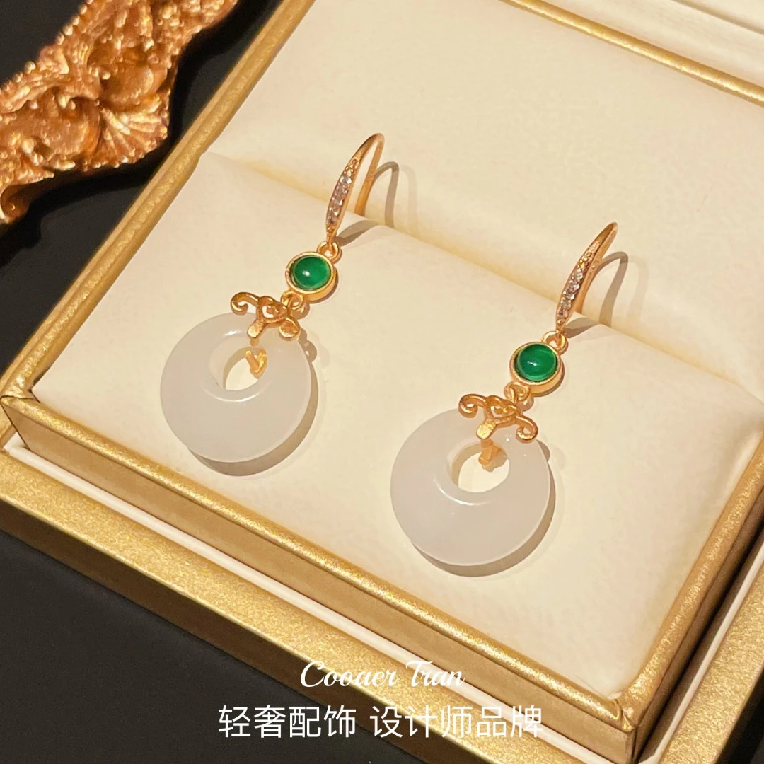 COOAER TRAN 铜合金耳饰 品牌新品时尚耳坠女耳环耳饰RH5991#
