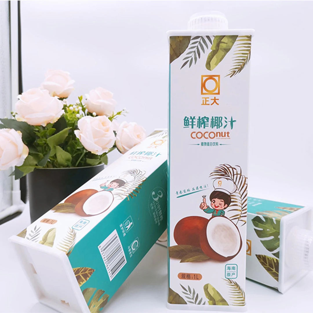【1L椰汁】正大鲜榨椰汁1L*6瓶（1箱/2箱）3小时鲜榨