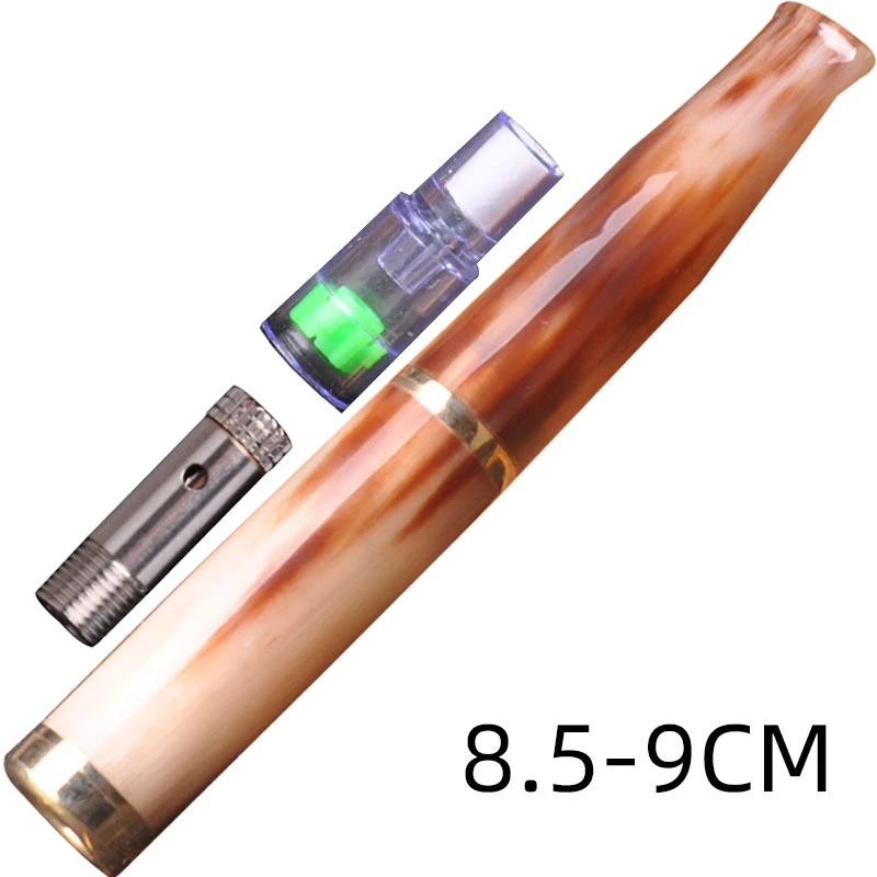 大将军海柳NJ43双层过滤器牦牛角烟嘴一次性滤芯拉杆滤芯通用烟嘴