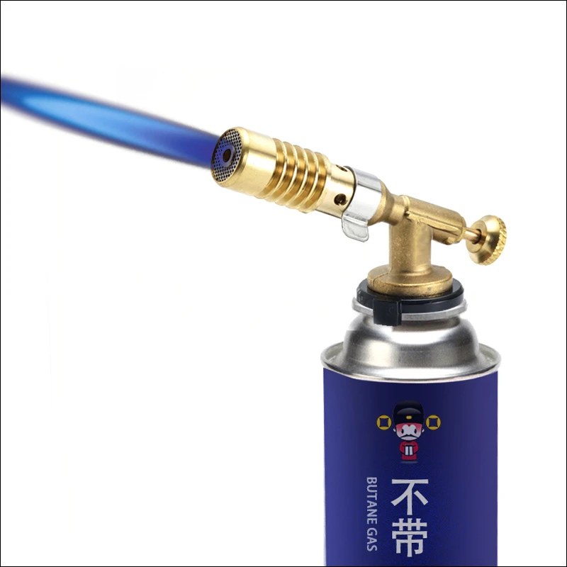 铜卡式喷枪头焊枪烧烤烧猪毛器喷灯烘培卡式气喷枪焊枪高温铜焊器