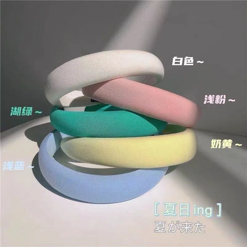 韩国高颅顶修饰脸型的糖果发箍 简约休闲发箍洗脸瑜伽休闲发箍